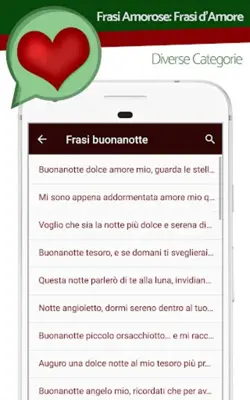 Frasi Amore android App screenshot 7